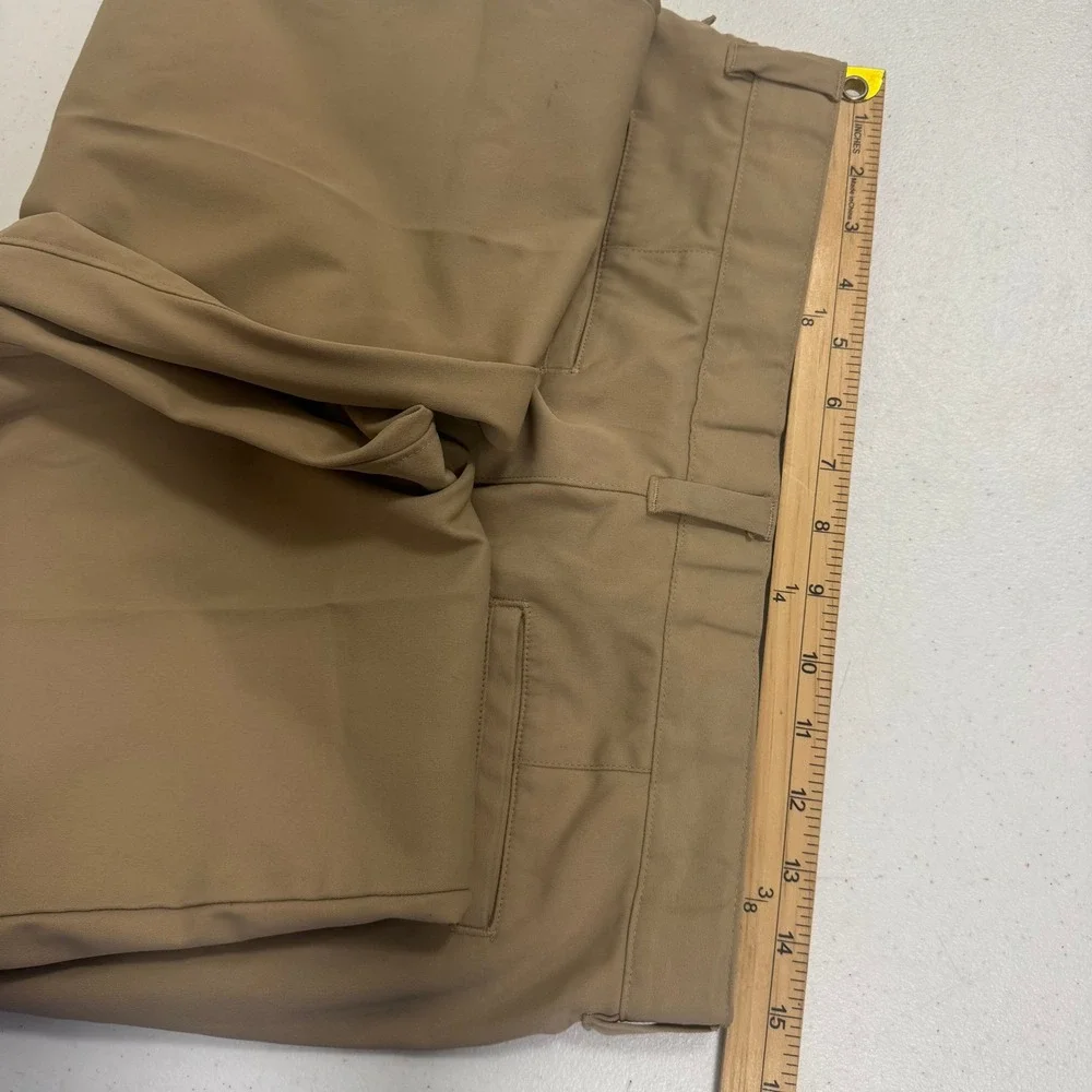 Lands End Khaki Chino Pants Boys 16H Tan Straight Leg‎ School Uniform Trousers